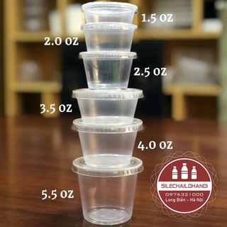Lốc 100 chiếc hũ sốt 5.5 oz nắp rời dung tích 150ml đựng 1 lần