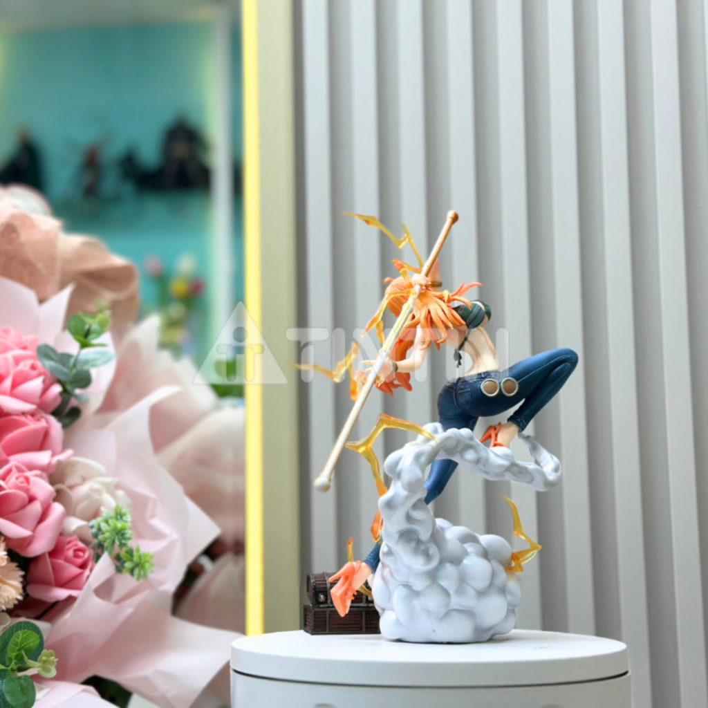 Mô Hình One Piece Hoa Tiêu Nami Cưỡi Zeus Siêu Đẹp Siêu Trong BST One Piece- Kích Thước 29 cm