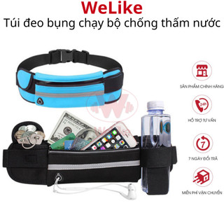 Túi đeo bụng chạy bộ Welike đeo hông nam nữ thể thao đựng điện thoại phụ kiện chống thấm nước gọn nhẹ tiện dụng