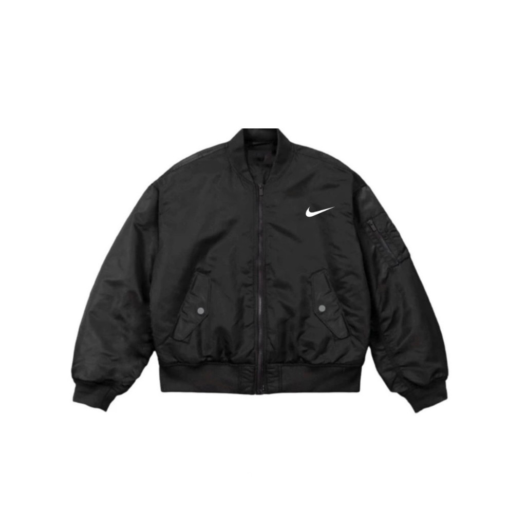 ÁO Khoác Bomber Nike 3 Lớp Nam Nữ, Chính Hãng Cao Cấp Phong Cách Hàn Quốc ,Hàng XỊn Chất Dày Dặn Hàng Hót Mẫu Mới. ACA