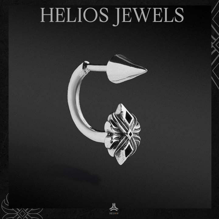 Khuyên Tai Bạc S925 Lotus ThaHo Helios Silver Original