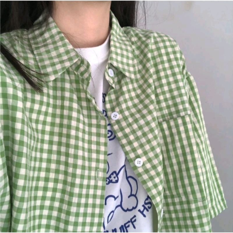 SƠMI KẺ CARO Size M