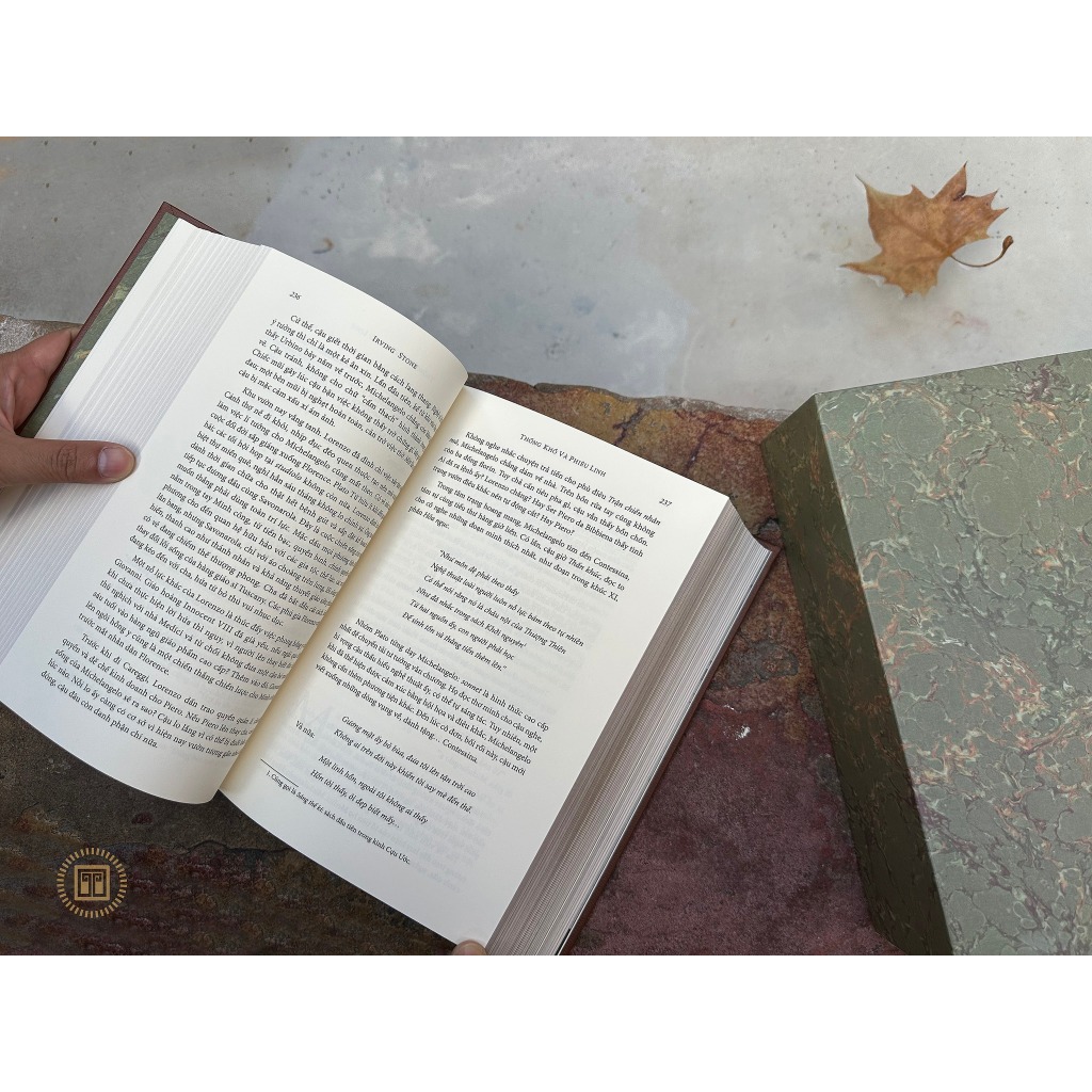 Sách - Ấn Bản Bìa Da Pu Cao Cấp Và Giới Hạn S365 Thống Khổ Và Phiêu Linh - Irving Stone - Đông A