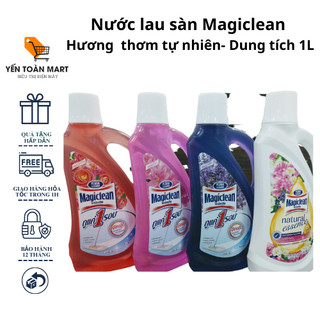 Nước lau sàn Magiclean hương thơm dịu nhẹ, diệt khuẩn 99% ,loại bỏ vết bẩn gấp 4 lần