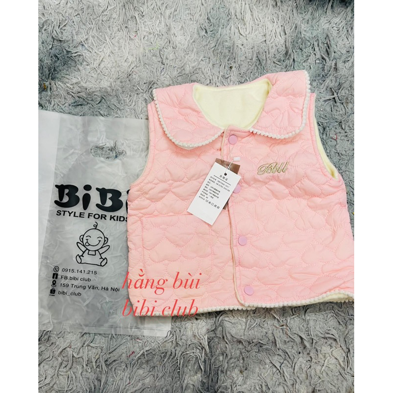 Áo gile phao bé gái hàng quảng châu siêu cưng