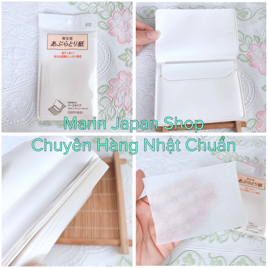 Giấy thấm dầu Shiseido hàng nội địa nhật bản