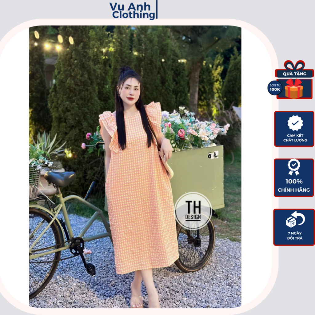 Đầm bầu thiết kế , váy bầu xinh kẻ vai bèo cánh tiên hot hit phù hợp mọi hoàn cảnh lên dáng cực kì đẹp