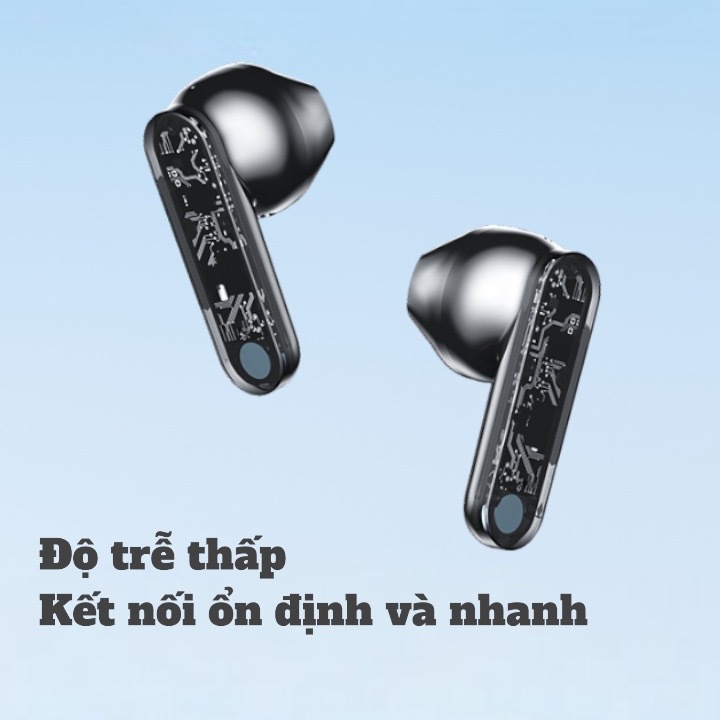 Tai Nghe Bluetooth TM10 - Phiên Bản 5.3 TWS, Chất Lượng Âm Thanh Độ Nét Cao, pin trâu, Chống Ồn