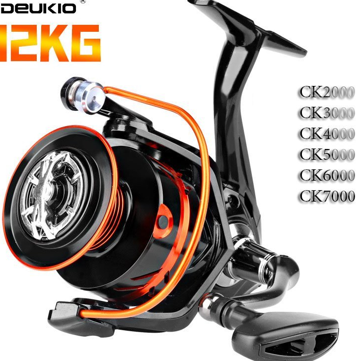 Máy Câu Cá Kim Loại Deukio FS Máy Câu Đứng 2000 Đến 7000 Chuyên Câu Lure _Hàng Chính Hãng_Máy Cực Đẹ