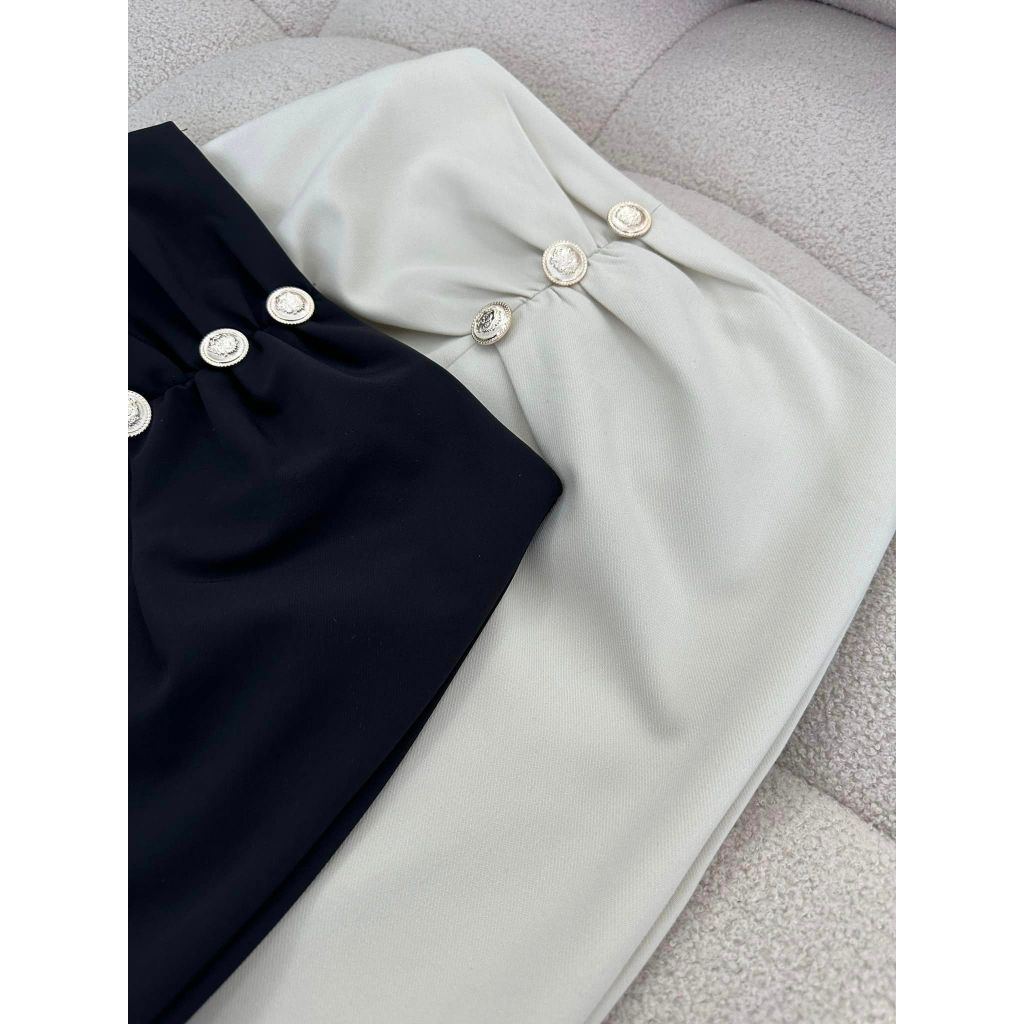 Chân váy công sở dài suông