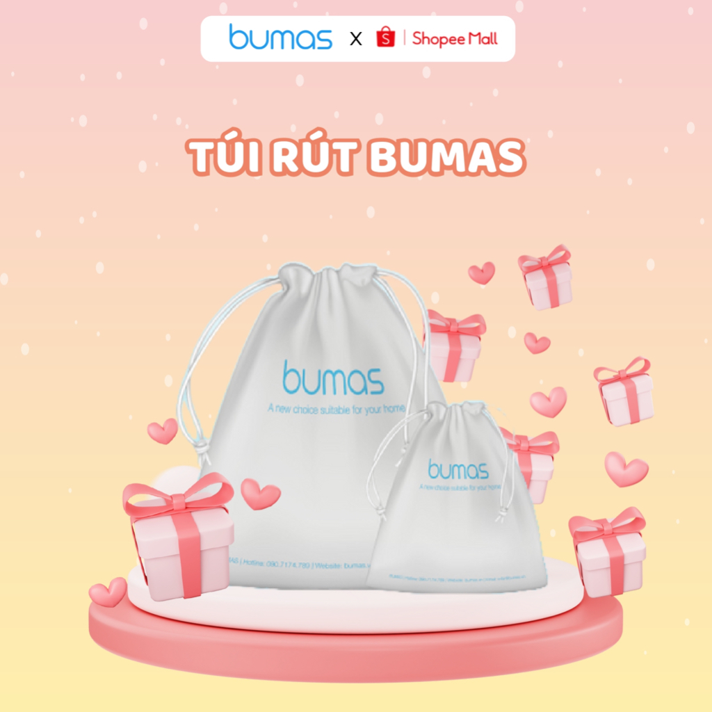 Túi quà dây rút đựng sản phẩm BUMAS