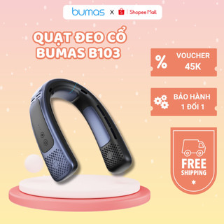 Quạt Đeo Cổ Làm Mát BUMAS B103 - Thoải Mái Cả Ngày Dài - Làm Mát Cả Sau Gáy - Thương Hiệu Việt Uy Tín