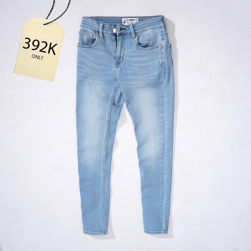 Quần bò jean nam skinny co dãn dáng dài nam form dáng ôm Đủ size 28 - 36 Avocado