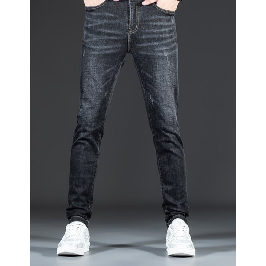 Quần bò jean nam skinny co dãn dáng dài nam form dáng ôm Đủ size 28 - 36 Avocado