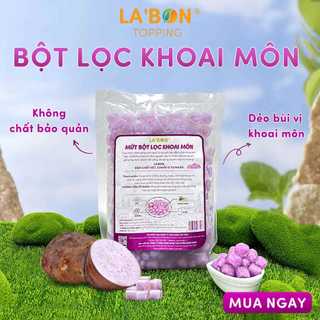 Topping bột lọc khoai môn la'bon túi 500gram