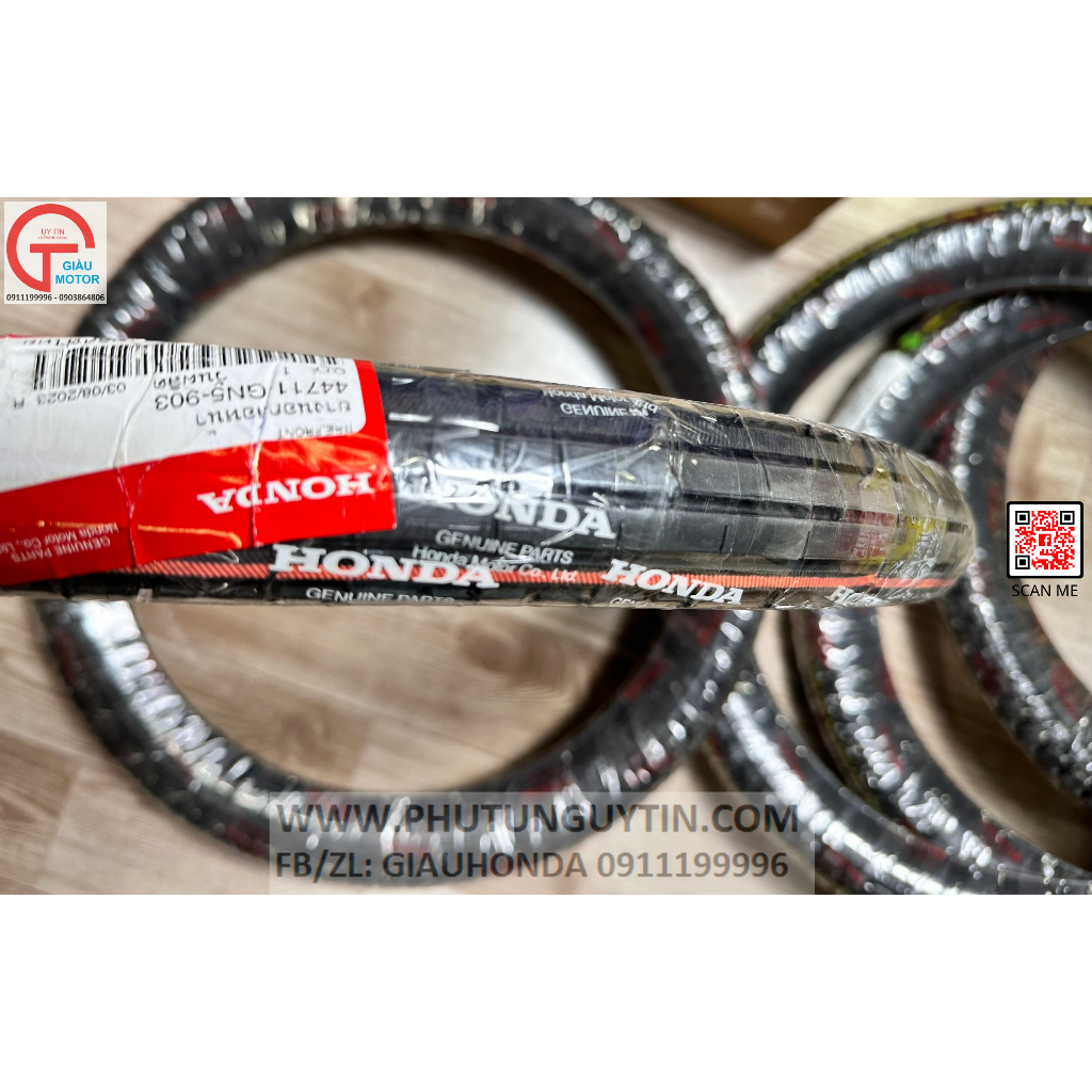 Vỏ - Lốp xe dream Thái -super dream chính hãng honda Thái Lan