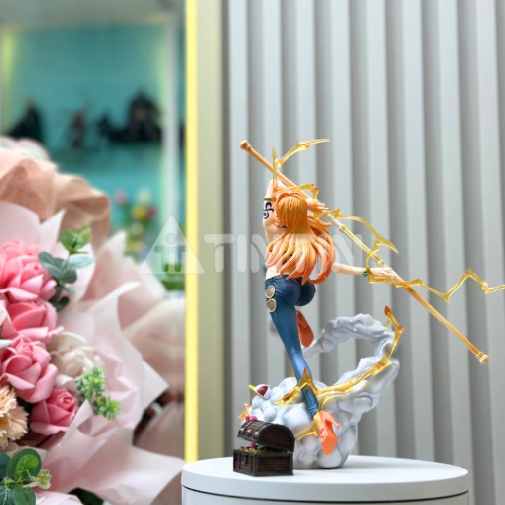 Mô Hình One Piece Hoa Tiêu Nami Cưỡi Zeus Siêu Đẹp Siêu Trong BST One Piece- Kích Thước 29 cm