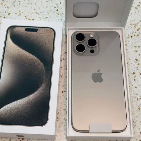 15 PROMAX - 256gb TITAN ĐẸP KENG Siêu Lướt + Full Hộp Cáp Đầy Đủ