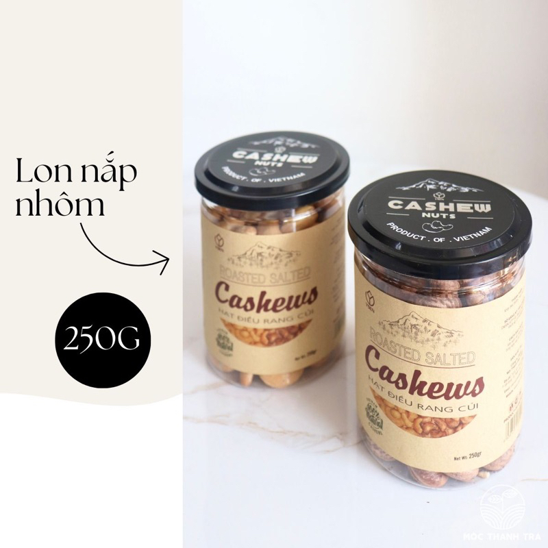 . Hạt Điều Rang Củi 1% muối , Hạt điều Bình Phước rang chuẩn, vị mặn nhẹ, thơm giòn, béo, hậu ngọt