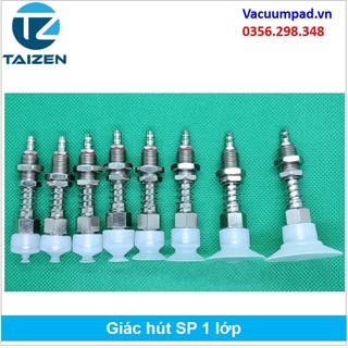 Giác hút ts và núm hút chân không sp4~50mm 1 tầng