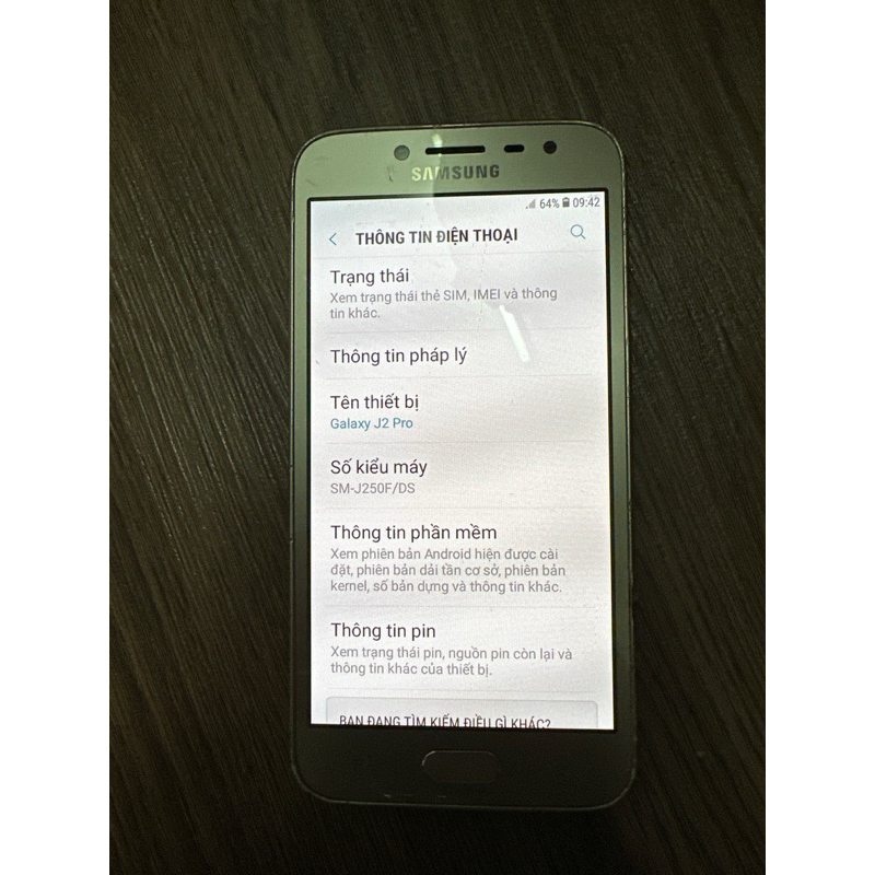 Samsung J2 Pro vàng