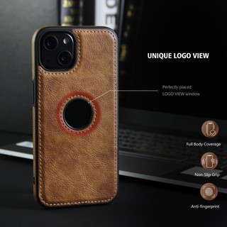 Ốp lưng da dành cho iPhone 15 / 15 Plus / 15 Pro / 15 Pro Max