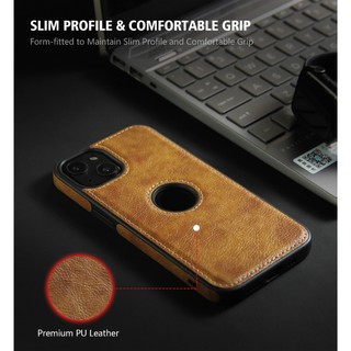 Ốp lưng da dành cho iPhone 15 / 15 Plus / 15 Pro / 15 Pro Max