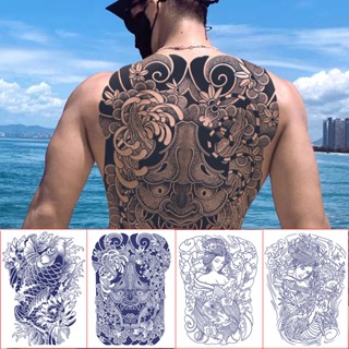 Hình xăm 15 ngày full lưng, hình xăm tạm thời thảo dược nhiều hình lựa chọn