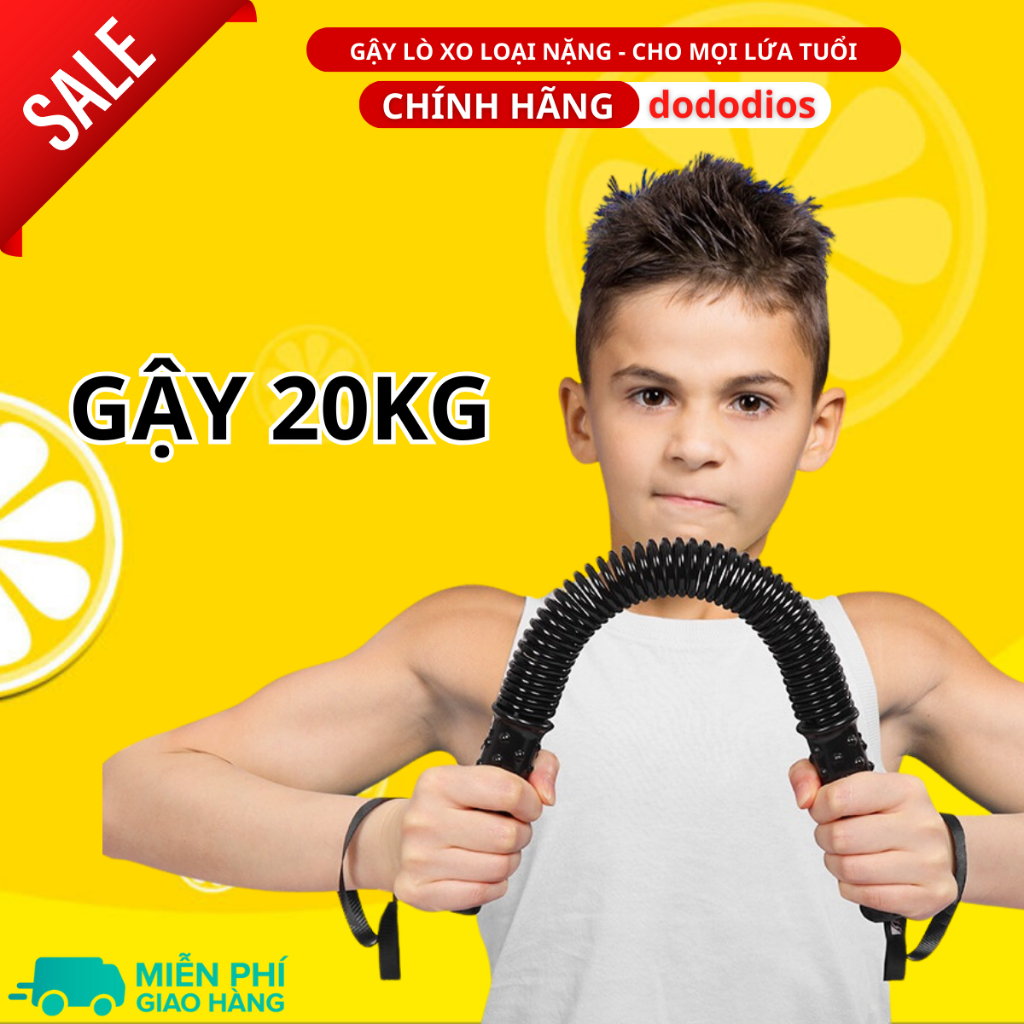 Gậy bẻ tập cơ tay lò xo 10kg 20kg Cho Bé Trẻ Em 30kg 40kg 50kg 60kg kháng lực tập gym - Hãng dododios