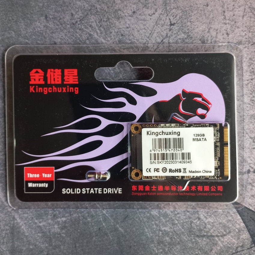 Ổ cứng SSD mSATA 128GB Kingchuxing New 100%