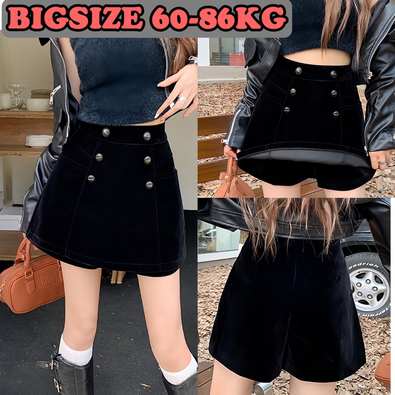 Quần Nhung Giả Váy BIGSIZE Cạp Cao Tôn Dáng_Tcstore98