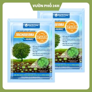 Nấm đối kháng trichoderma plus humic sfarm – gói 1kg