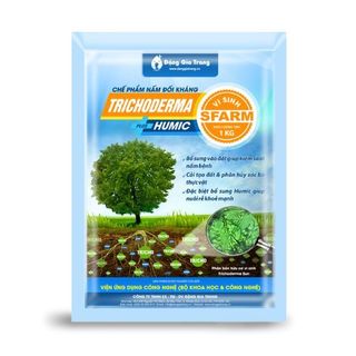 Nấm Đối Kháng Trichoderma Plus Humic SFARM – Gói 1kg