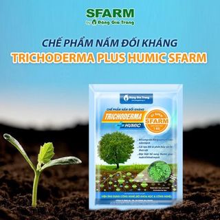 Nấm Đối Kháng Trichoderma Plus Humic SFARM – Gói 1kg