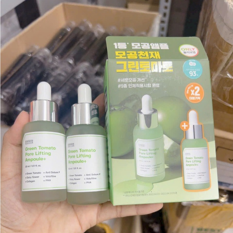 [Tách Set Unbox] Tinh Chất Cà Chua Xanh Sungboon Editor Green Tomato Pore Lifting Ampoule+ 30ml