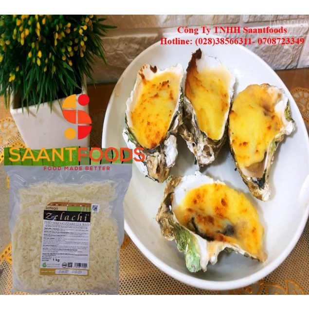 Phô Mai Bào Sơi Zelachi gói nhãn cam  - 1KG