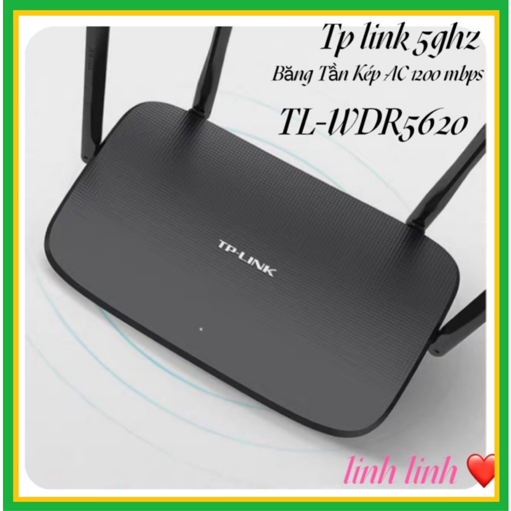 Bộ Phát Wifi TP-Link Chuẩn AC 1200Mbps  TL-WDR 5620 , 4 Router, Tốc Độ Chuẩn N