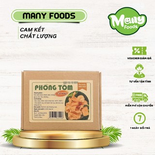 Bánh phồng tôm năm căn, phồng tôm giòn, ngon đậm vị 500g*1gói