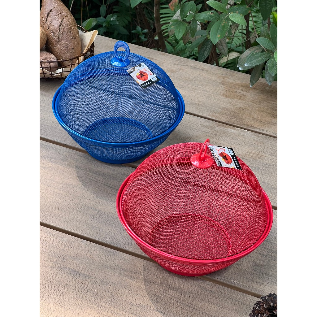 Bộ rổ hoa quả lồng bàn Kaiyo 27cm, lồng bàn mini, rổ đựng hoa quả có nắp đậy Hàng chính hãng