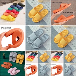 [ Chọn Lên 1 Size ] Dép Nhựa Trơn SBK230 Đi Trong Nhà, Văn Phòng Chống Trơn Trượt Cao Cấp