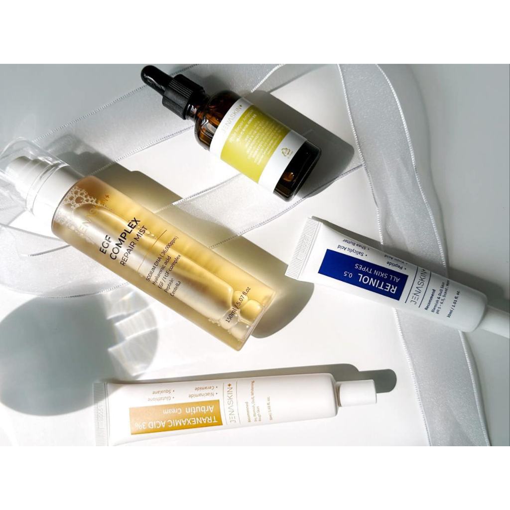 Kem retinol Jenaskin, kem dưỡng retinol 0.5% All Skin Types, trắng da, mờ thâm nám, se khít lỗ chân lông