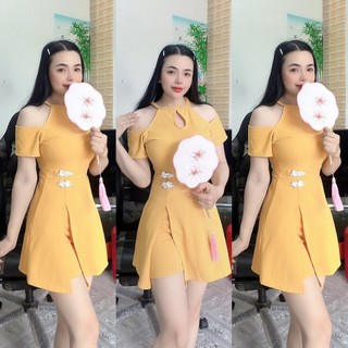 Sét đầm kèm quần đùi ôm xinh xắn.ak55