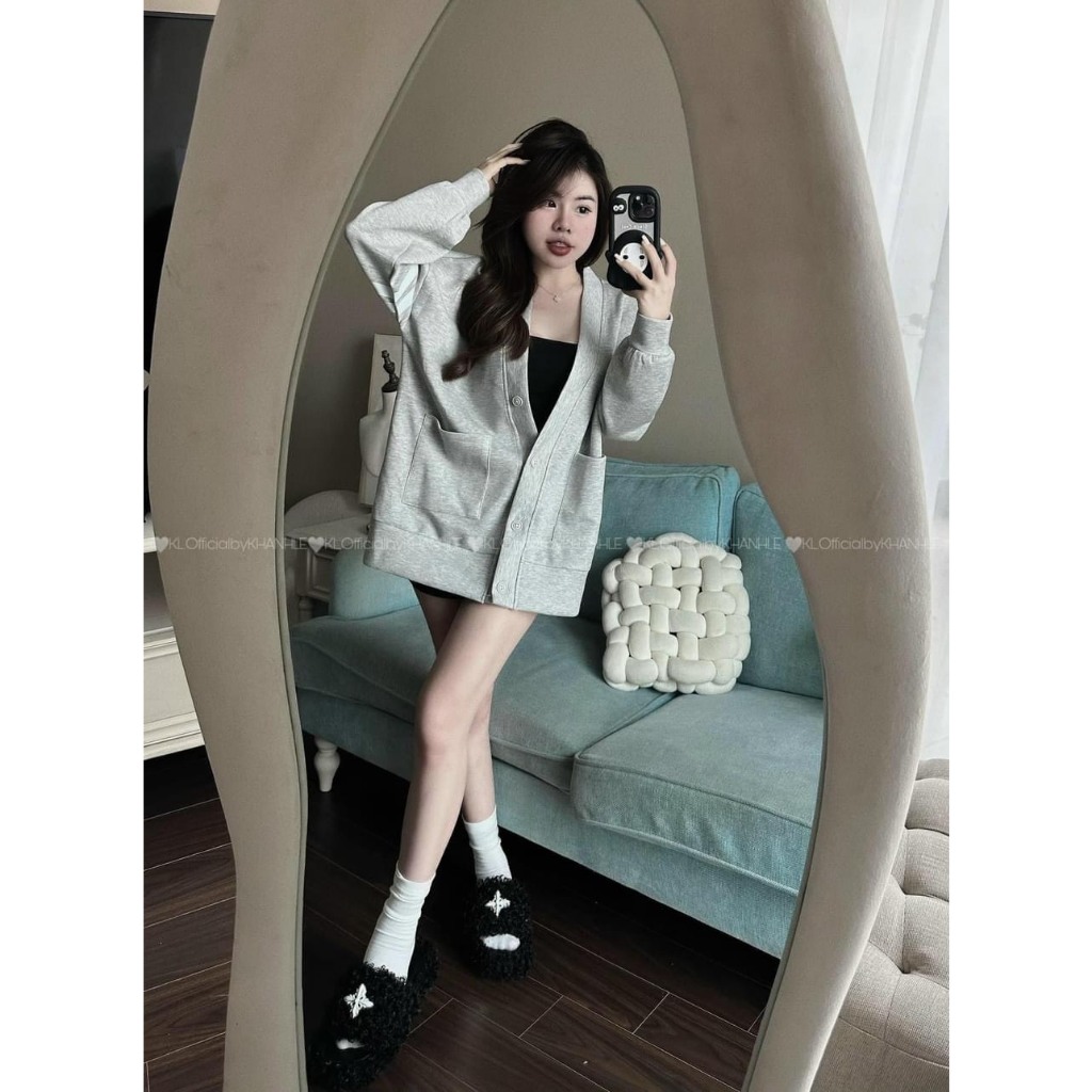 Áo Nỉ Thụng Bomber CADIGAN 2 Túi Trước Dài Tay Có Bo In 5D Áo Hoodie Nỉ 40-70kg Form Thụng Rộng Mẫu AONI2TUI. PT370