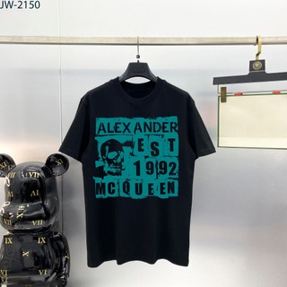 Áo thun mcqueen form regular chất cotton cao cấp co giãn áo thun nam tay ngắn - BM2150