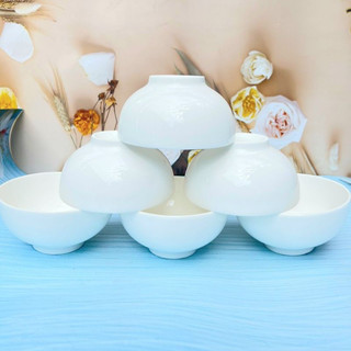 10 Bát ăn cơm sứ trắng lohaco bát tràng