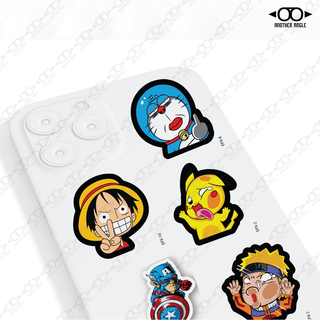 BỘ TEM TRANG TRÍ XE DECAL 7 MÀU HOLOGRAM SẮC NÉT NHIỀU STICKER CHỐNG NƯỚC - Mẫu 1