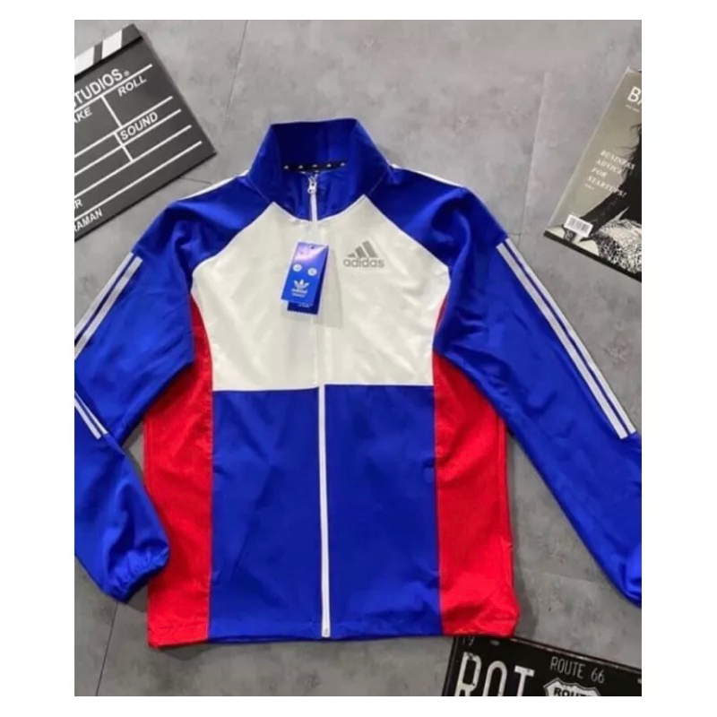 Áo Khoác Dù 2 Lớp Chống Nắng Â D I Trượt Nước Màu Xanh Thể Thao Thời Trang - Áo Khoác Dù Nam Nữ