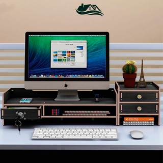 Kệ máy tính để bàn làm việc Z04-S Home Decor Store, nâng màn hình máy tính laptop, decor văn phòng bàn học