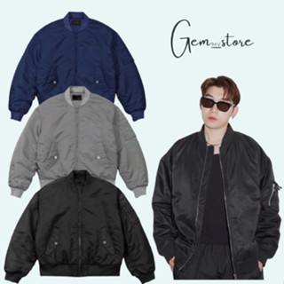 Áo Khoác BOMBER Phao Trơn 3 Lớp Nam Nữ, Chính Hãng Cao Cấp Phong Cách Hàn Quốc ,Hàng Xịn Chất Dày Dặn Mẫu Mới Gem_store