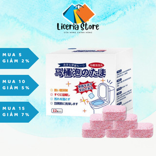 Hộp 12 Viên Sủi Thông Tắc Làm Sạch Bồn Cầu Có Hương Thơm